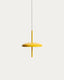Porte yellow aluminum portable ceiling lamp Ø 16 cm