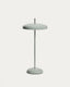 Porte light green metal portable table lamp