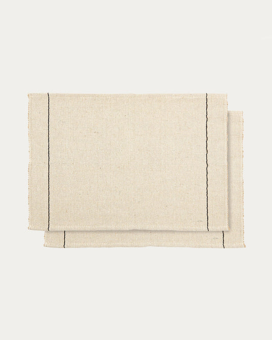 Lunel set of 2 jute coasters 50 x 35 cm