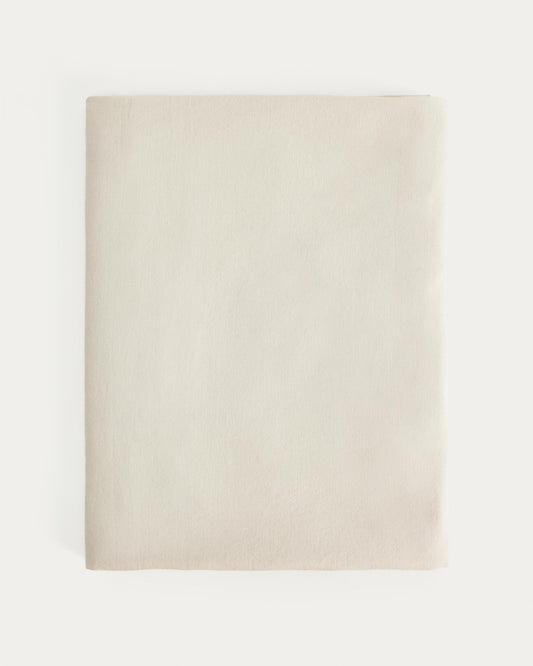 Aldine stone grey linen blend tablecloth 170 x 250 cm