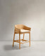 Galea chair made of FSC 100% solid teak wood and synthetic rattan 75cm