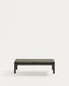 Sorells coffee table in green aluminum 52.4 x 91 cm