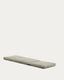 Dirome green striped 100% PET sun lounger cushion 50 x 175cm