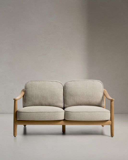 SS26COL2 sofa made of solid teak wood FSC 100%, 149 cm