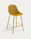 Quinby outdoor chair in yellow, height 75 cm