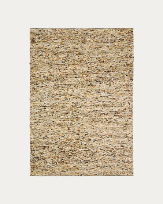 Elanis multicolored bouclé wool carpet 160 x 230cm