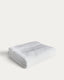 Olvira 100% cotton white jacquard bath towel 70 x 140cm