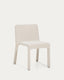 Loria beige chenille stacking chair FSC 100%