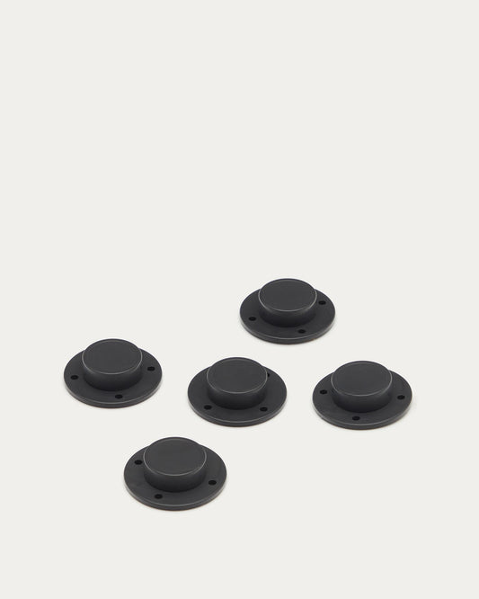 Set of 5 adjustable legs with glue, for Litto shelves