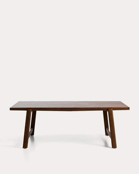 Sto za spoljašnju upotrebu Itani od punog akacijinog drveta, 240 x 100 cm, FSC 100%.