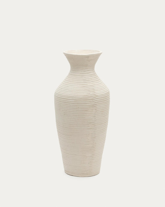 Pria vaza od bele smese od papira 72 cm