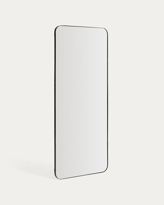Marco mirror with black metal frame 80 x 180 cm