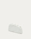 Signe large, white marble candlestick, 10 cm