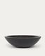 Delina sink Onix in black terrazzo Ø 40 cm