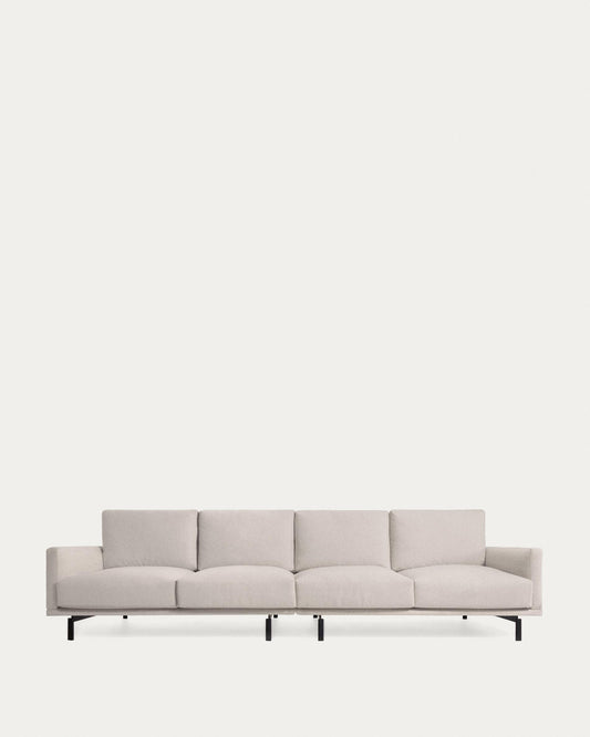 Sofa Galene 4 seats in beige, 334 cm FSC Mix Credit
