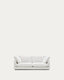 Gala sofa in white, 210 cm
