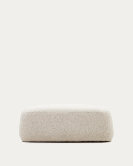 Martina ekru boucle oslonac za noge 123 x 85 cm FSC Mik Credit