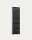 Ode shoe rack with 5 doors in dark grey, 50 x 168.5 cm