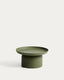 Arcola coffee table made of aluminum, green, Ø70 cm