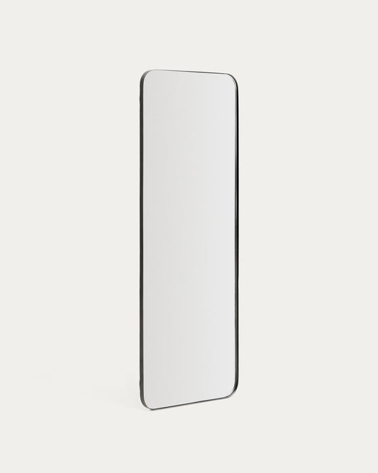 Marco mirror with black metal frame 30 x 100 cm