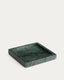 Serella green marble tray 18 x 18 cm