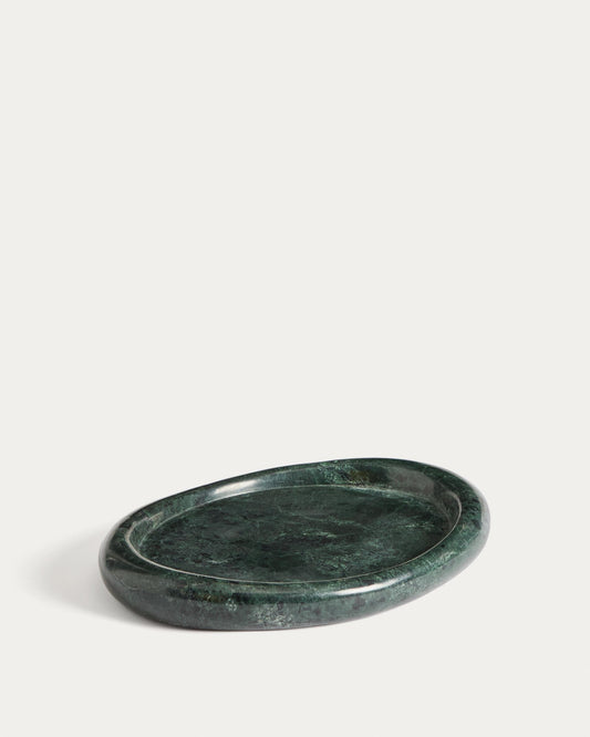 Lenorel green marble tray 30 x 23 cm