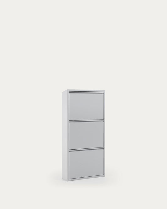 Shoe rack Ode 50 x 103 cm 3 doors gray