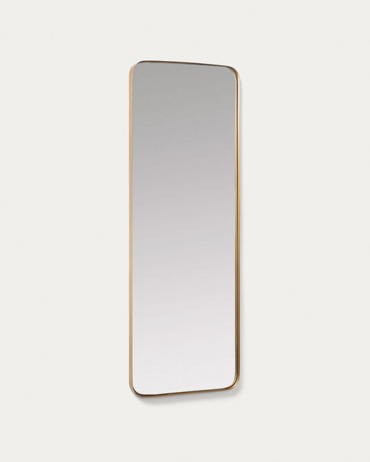 Marco gold metal wall mirror 55 x 150.5 cm