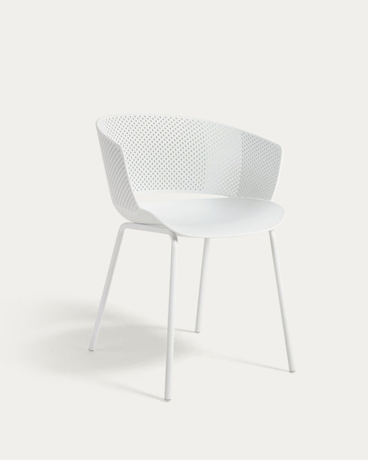Yeray white garden chair