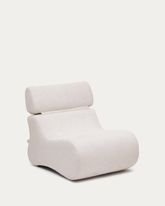 Club pearl chenille armchair