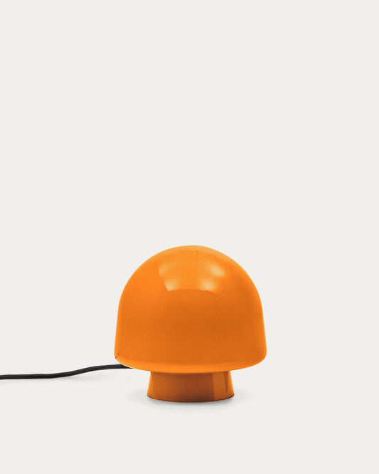 Reig table lamp made of orange glass