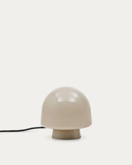 Reig gray glass table lamp