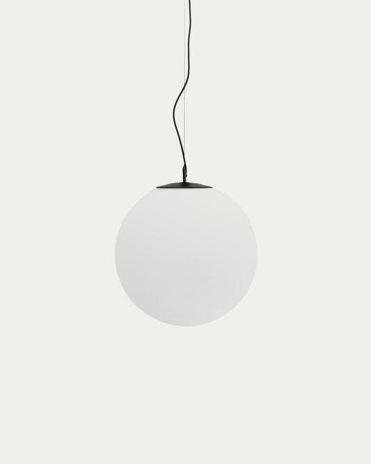 Brisia metalna plafonska lampa sa crnim finišem i 1 mat staklenom kuglom Ø50cm