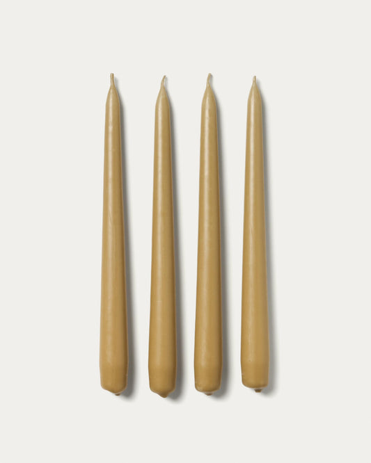 Tallinen set of 4 beige candles