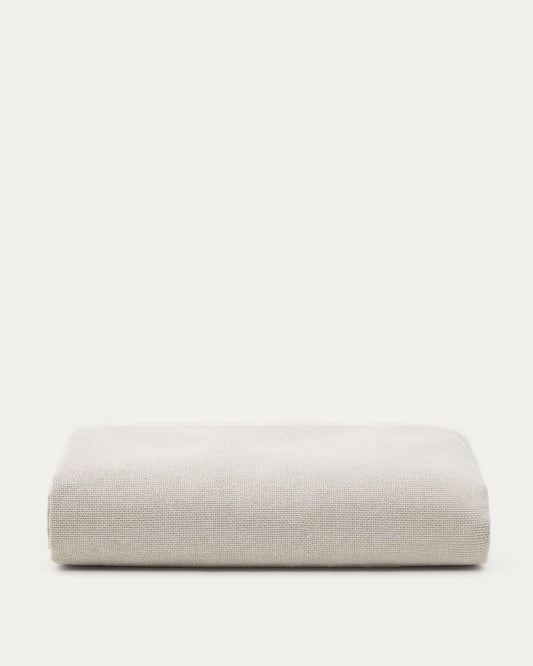 Cover for beige Block bed for mattress 180 x 200 cm