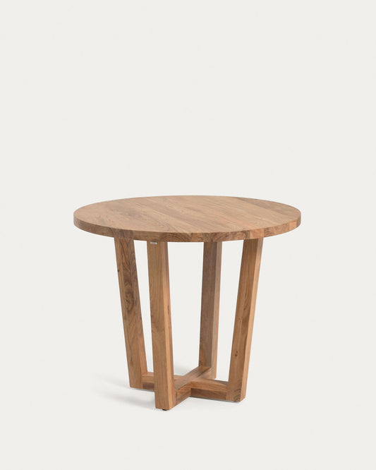 Nahla round table made of solid acacia wood with a natural finish Ø 90 cm