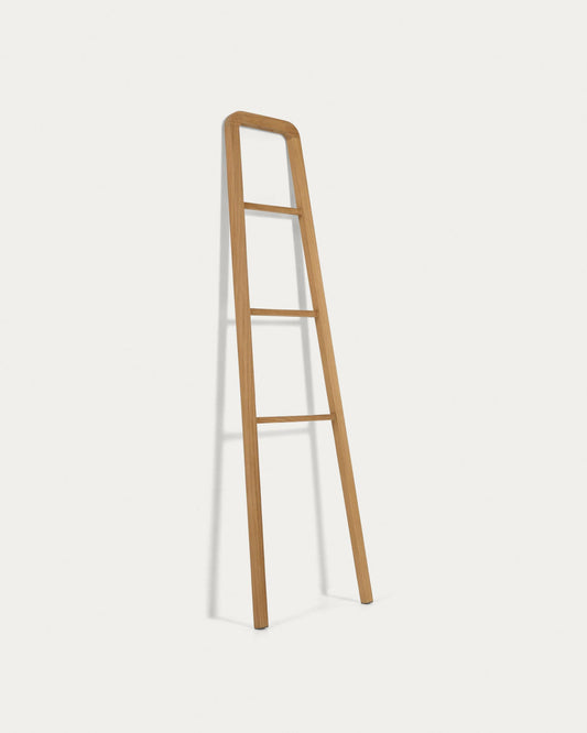 Uliana towel rail made of solid teak with a natural finish 50 x 160 cm