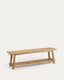 Safari bench made of solid recycled teak 150 cm