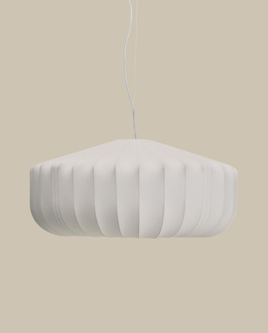 Somar plafonska lampa izrađena od sintetičkih vlakana i čeličnih šipki Ø76 cm