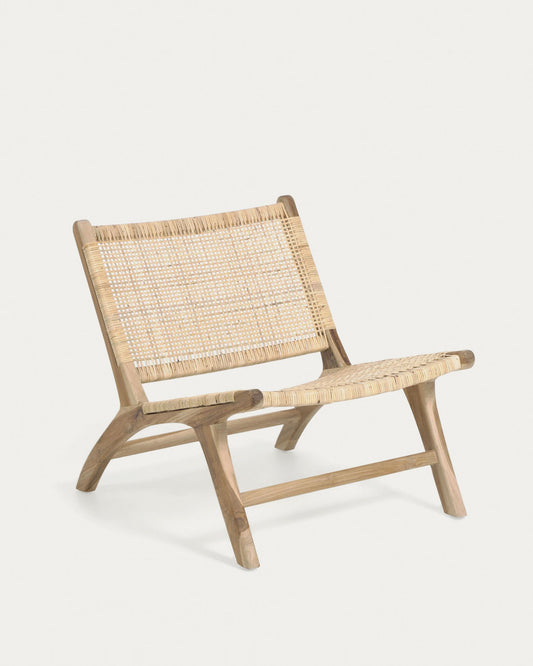 Beida solid teak armchair