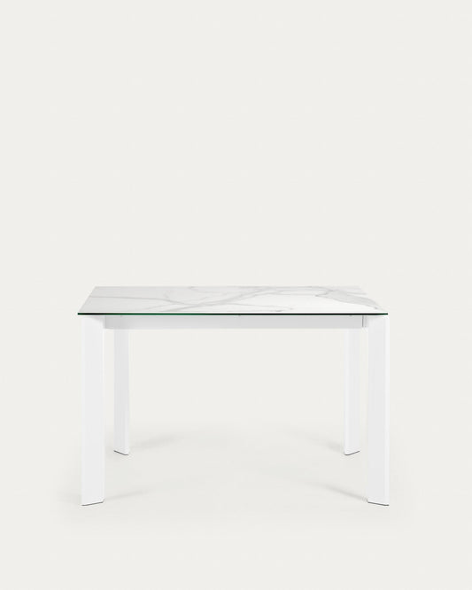 Axis table 120 (180) cm white legs
