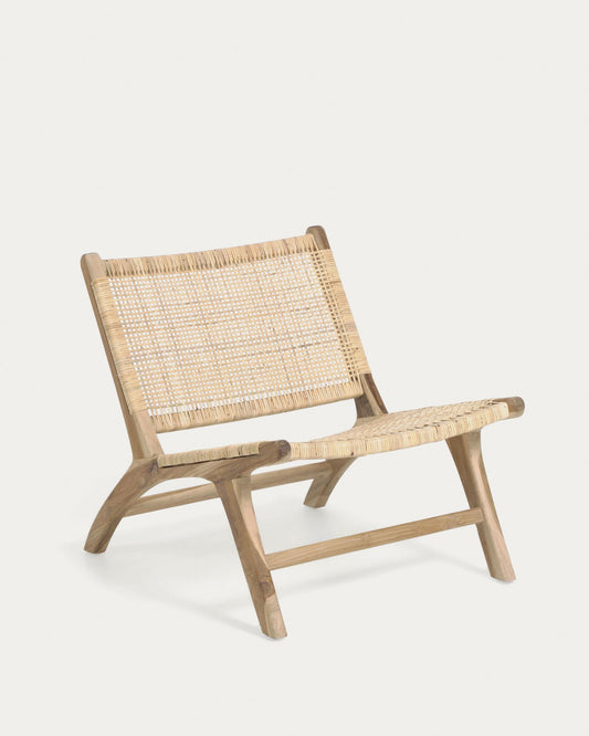 Beida armchair made of solid teak