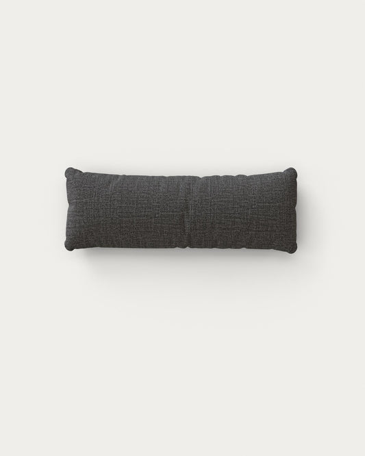 Sorells kidney pillow in gray 75 x 28 cm