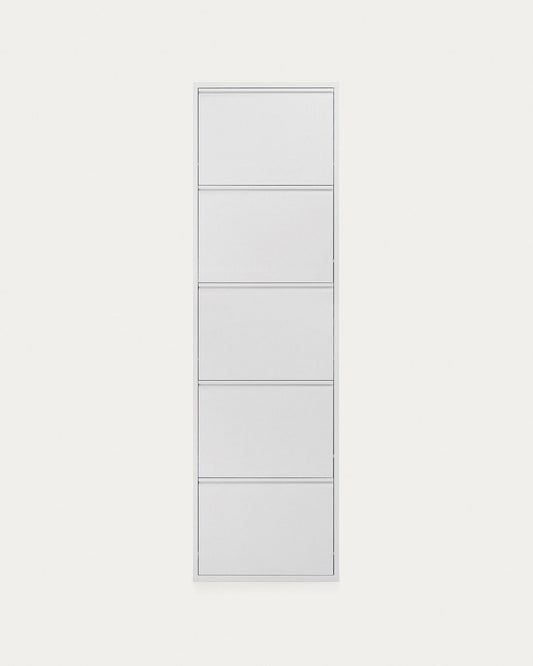 Shoe rack Ode 50 x 168.5 cm 5 doors white