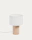 Bianella corduroy table lamp in beige
