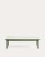 Maura's coffee table made of green galvanized steel structure and off-white tiles 122 x 61 cm