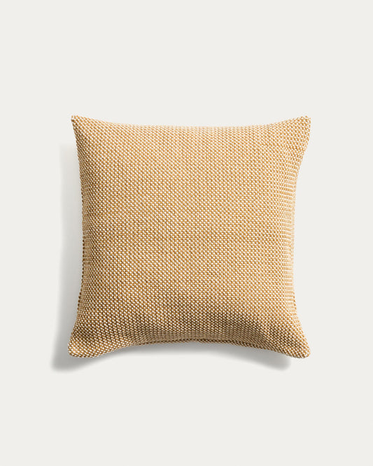 Cushion covers Narida 100% cotton, jacquard mustard 50 x 50 cm
