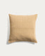 Cushion covers Narida 100% cotton, jacquard mustard 50 x 50 cm