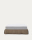 Jaira base with removable fabric and cotton cover in dark red for mattress 150 x 190 cm
