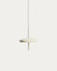 Porte light gray aluminum portable ceiling lamp Ø 16 cm